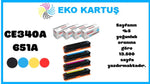 HP LaserJet Enterprise 700 Renkli MFP M775f Uyumlu Sıfır İthal Toner CE340A (651A) CMYK SET