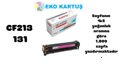 Hp LaserJet Pro 200 Color MFP M276n Uyumlı Sıfır İthal Toneri -CF213 (131A)  KIRMIZI UYUMLU (1800 Sayfa)