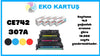 Hp Color Laserjet Professional CP5225xh Uyumlu Sıfır İthal Toneri CE742/307A CMYK SET
