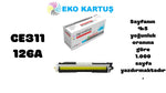 Hp TopShot LaserJet Pro M275nw Uyumlu Sıfır İthal Toneri - CE311A (126A) SARI (1000 Sayfa)