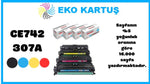 Hp Color Laserjet Professional CP5225xh Uyumlu Sıfır İthal Toneri CE742/307A CMYK SET