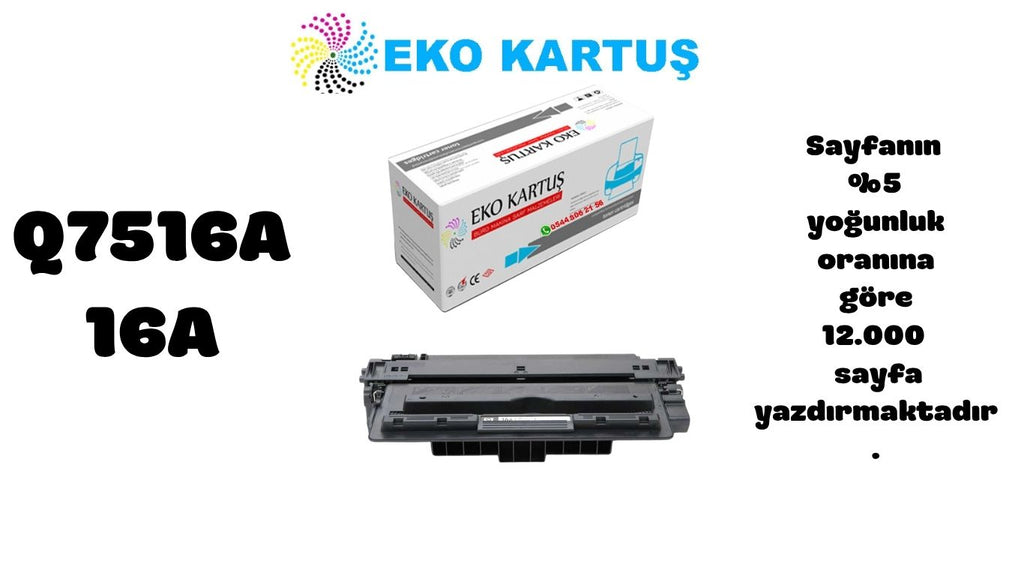 Hp Laserjet 5200n Uyumlu Sıfır İthal Toneri  (16A) Q7516A