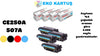 HP Color LaserJet CM3530 Uyumlu Sıfır İthal Toner CE250A (507A) 4 RENK SET