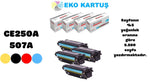HP Color LaserJet CM3530 Uyumlu Sıfır İthal Toner CE250A (507A) 4 RENK SET