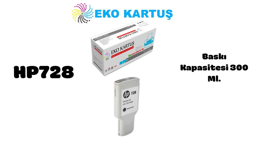 HP 728 Black Extra High Capacity Original Cartridge F9J68A