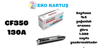 Hp Color Laserjet Pro MFP M176n Uyumlı Sıfır İthal Toneri -CF350 (130A)  SİYAH UYUMLU (1300 Sayfa)