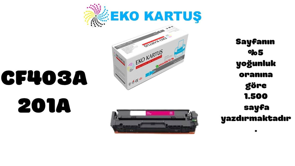 Hp Color LaserJet Pro MFP M277dw Compatible New Imported Toner 201A RED CF403A Pro M252-M277 COMPATIBLE (1500 Pages)