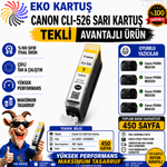 CANON CLI-526 YELLOW  MUADİL KARTUŞ