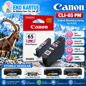 Canon CLI-65  SET 8 RENK  Orijinal Kartuş