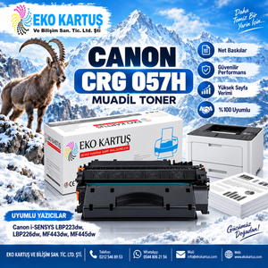 CANON CRG-057H MUADİL ÇİPSİZ