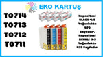 Epson T0711/2/3/4 Muadil Kartuş SET 4 LÜ PAKET
