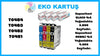 Epson T04B1/2/3/4 Yüksek Kapasiteli Muadil Kartuş SET 4 LÜ PAKET