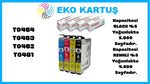 Epson T04B1/2/3/4 Yüksek Kapasiteli Muadil Kartuş SET 4 LÜ PAKET