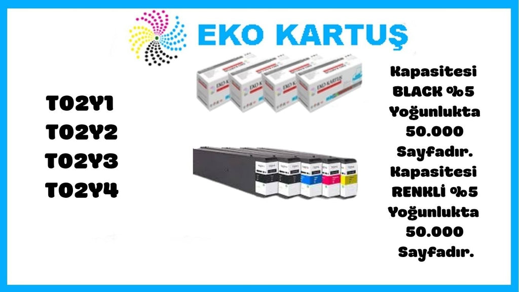 EPSON T02Y1/2/3/4 UYUMLU KARTUŞ SETİ 4'LÜ PAKET