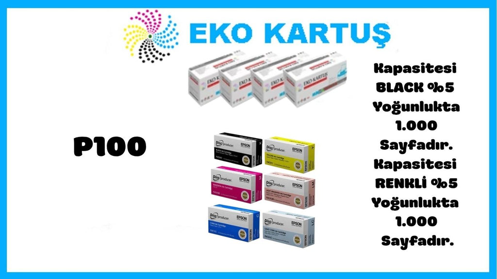Epson PP-100 Muadil Kartuş SET 6 LI PAKET
