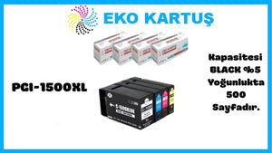 Canon Maxify MB-2755 PGI-1500XL Yüksek Kapasiteli Muadil Kartuş Seti 9182B004