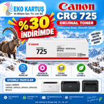 CANON CRG-725  ORİJİNAL TONER LBP600/6030/6020/MF3010  (3484B002)