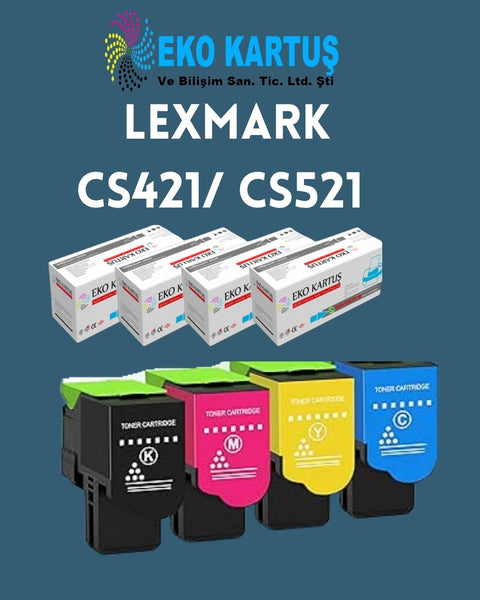 Lexmark CS421 BLACK High Capacity Compatible New Imported Toner 78C5XK0
