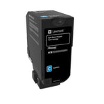 Lexmark CS720 CYAN Yüksek Kapasiteli Uyumlu Sıfır İthal Toner 74C5SC0 (CS720/CS725/CX725)