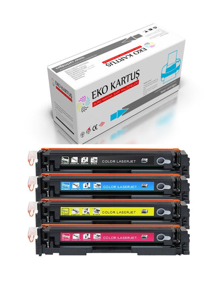 Canon i-Sensys LBP-662Cdw Muadil Toner Seti Çipli (CRG-055) - Main view