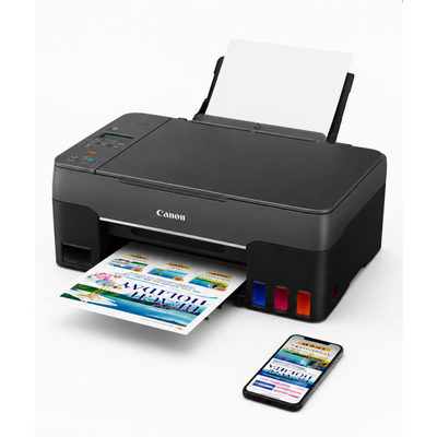 Canon Pixma G3416 Mürekkep Püskürtmeli Çok Fonksiyonlu Yazıcı Wİ-Fİ