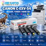 Canon C-EXV 54 Muadil Toner Seti 4 Renk CMYK