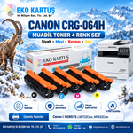 CANON  CRG-064H YÜKSEK KAPASİTE MUADİL TONER 4 RENK SET LBP-722Cdw/ MF-832Cdw  ÇİPLİ