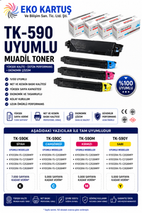 Kyocera Tk-590 Muadil Toner (7000 Sayfa) - FS-C5250/ 2526MFP/ C2626MFP/ C2025MFP/ C2126MFP