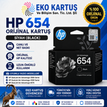 HP DeskJet Ink Advantage 4300, 654 İkili Orijinal Kartuş Paketi