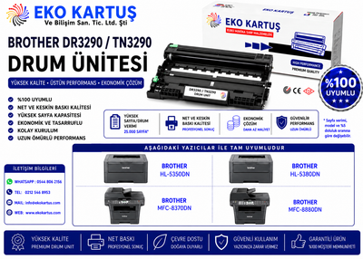 Brother DR 3290-TN3290  MUADİL DRUM ÜNİTESİ