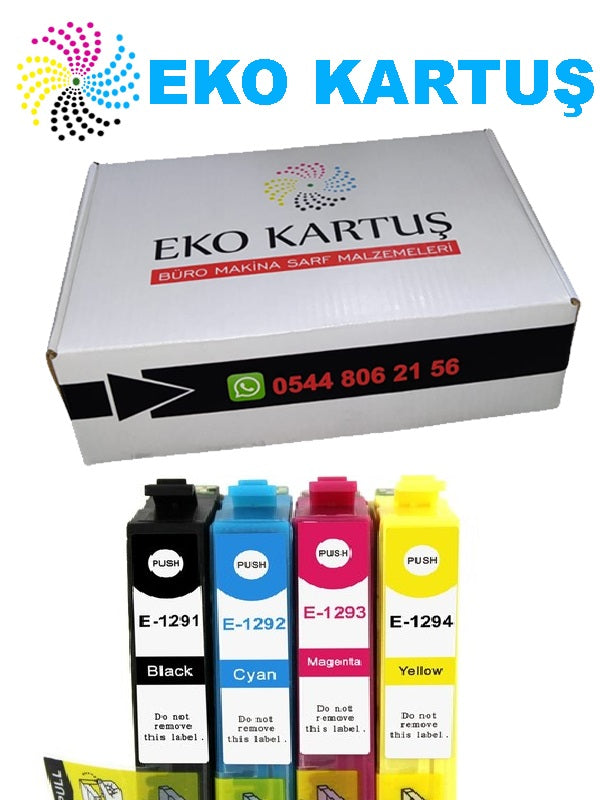 Epson Stylus Office BX-320FW Muadil Kartuş T1291 T1292 T1293 T1294 MUADİL KARTUŞ - Main view
