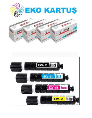 CANON C-EXV51/GPR-55/NPG-71 MUADİL TONER Black  BK