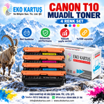 CANON T10 MUADİL TONER 4 RENK SET CMYK  MF1538C/ LBP1538C/ C1538iF/ C1533iF/ C1538iF/  C1533P/  C1538P