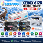 XEROX 6128 SET 4 RENK UYUMLU MUADİL TONER  (2.500 Sayfa)