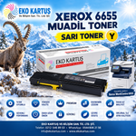 XEROX 6655  MUADİL TONER  SARI 106R02754 YL