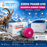 Xerox Phaser 6110 MUADİL TONER 4 RENK SET CMYK 106R01203
