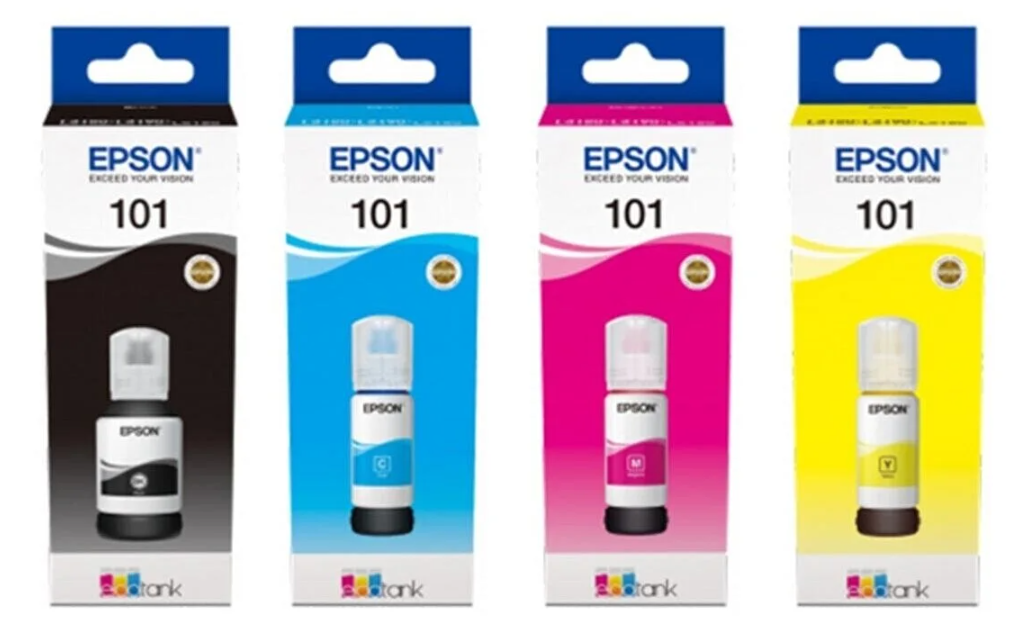 Epson 101 Ecotank Photoınk 4 Renk Set Mürekkep L6170 L6160 L4160 L4150 L14150 - Main view