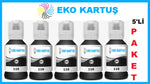 Epson 110 Muadil  Yüksek Kapasiteli Siyah MÜREKKEP AVANTAJLI 5’Lİ PAKET - Main view