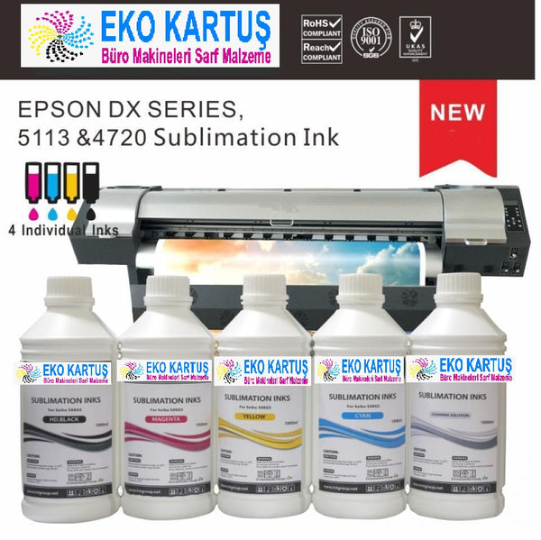 Epson DX/5113/4720 Kafalar için 1000 ml Süblimasyon Mürekkep - Main view