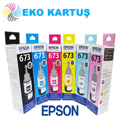 Epson EcoTank L800 673 TAKIM 6 RENK  rekkep, - Main view