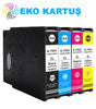 Epson T7551-T7552-T7553-T7554  4 RENK MUADİL  KARTUŞ SETİ - Main view