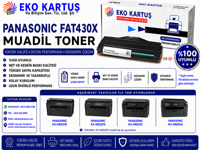 Panasonic KX-FAT430X Muadil Toner
