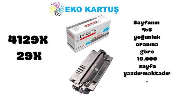 Hp Laserjet 5000gn Uyumlu Sıfır İthal Toneri  4129X  (10.000 Sayfa)
