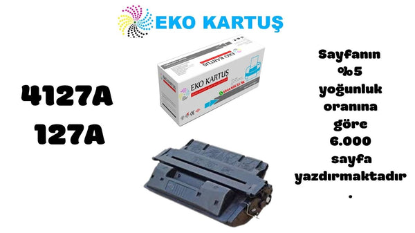 Hp Laserjet 4000se Uyumlu Sıfır İthal Toneri 4127A (6.000 Sayfa)