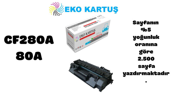 Hp LaserJet Pro 400 M401dn Uyumlu Sıfır İthal Toneri  280X (6900 Sayfa)