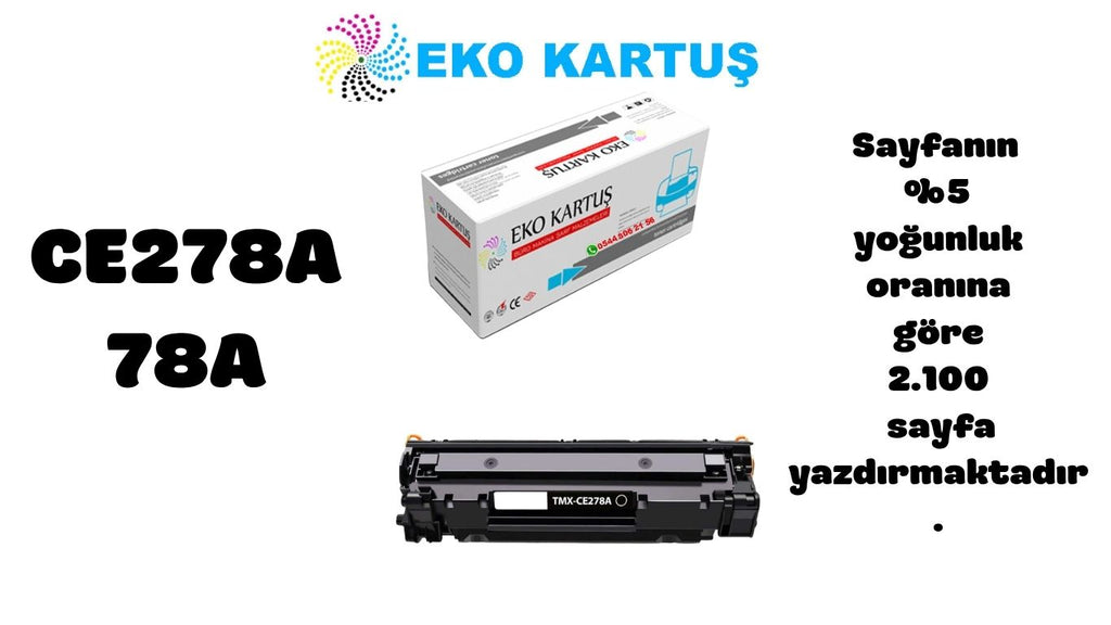 HP Laserjet Pro P1567 Uyumlu Sıfır İthal Toneri 278A (2100 Sayfa)