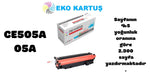 HP LaserJet P2035 Uyumlu Sıfır İthal Toner Siyah 05A/CE505A (2300 Sayfa)