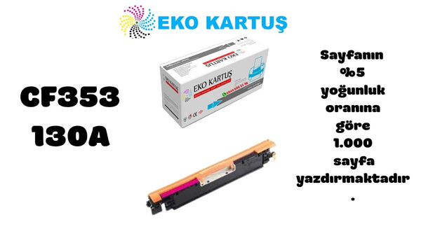 Hp Color Laserjet Pro MFP M176 Uyumlı Sıfır İthal Toneri -CF353 (130A) KIRMIZI UYUMLU (1000 Sayfa)