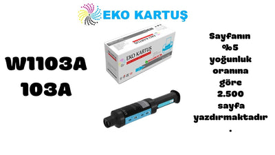 HP MUADİL TONER W1103A(103A)
(HP 103A,1000A,1000W,1200A,1200W)