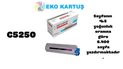 OKI C5250 RED Muadil Toner 42804571